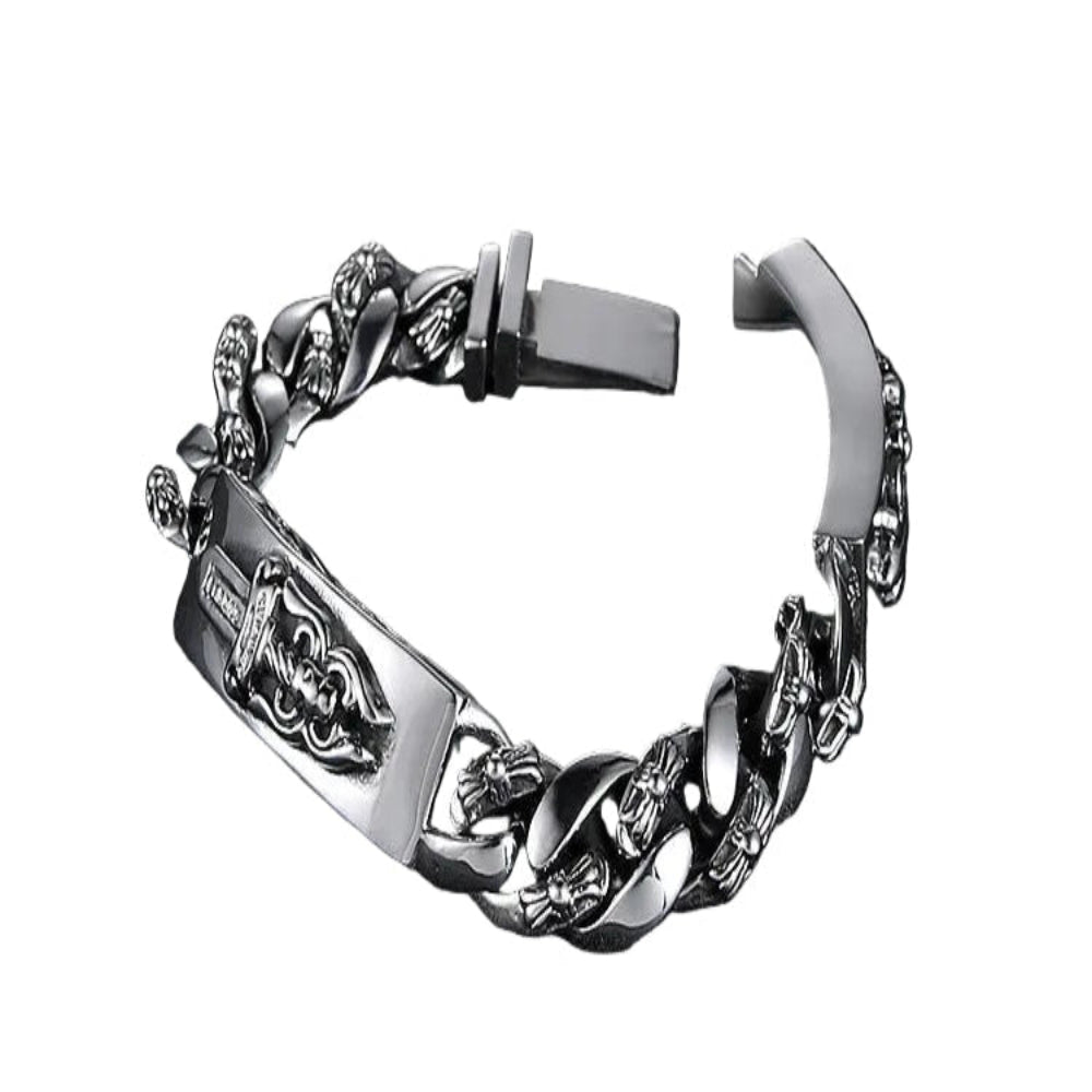 Stainless Steel Cross Vintage Bracelet