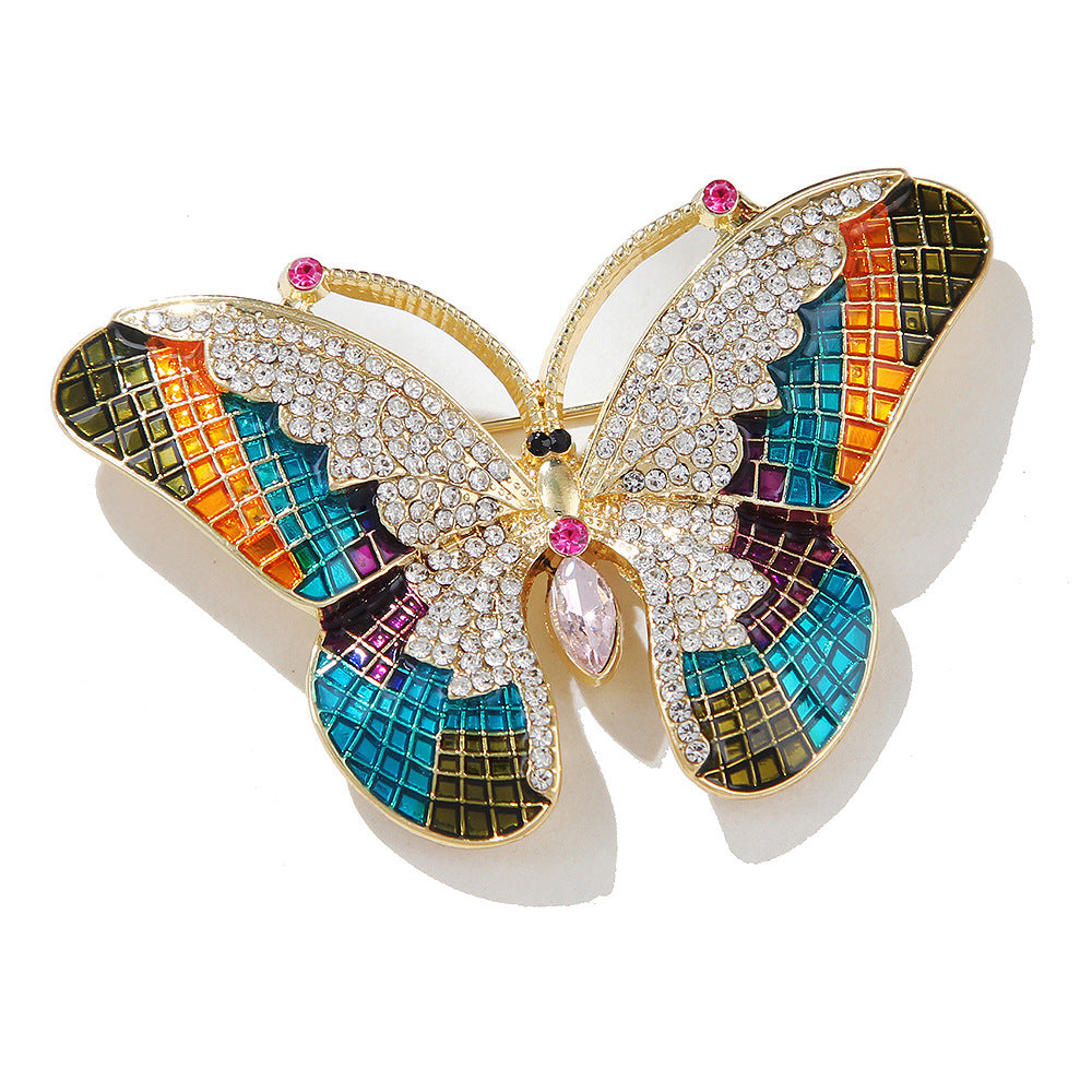 Butterfly Crystal Brooch