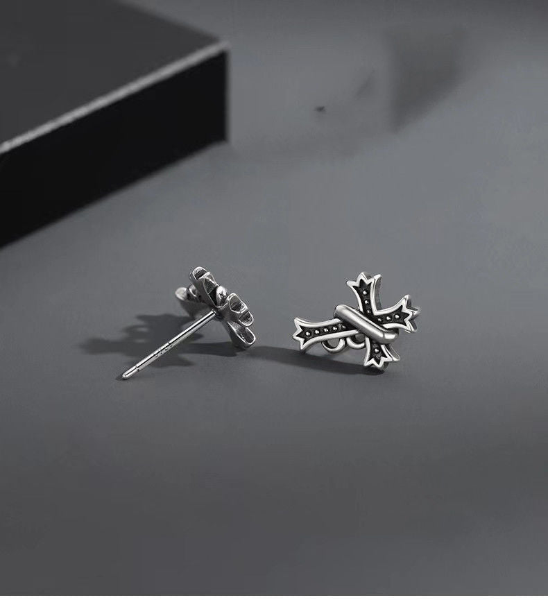 Cross Stud Earrings