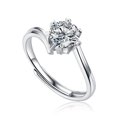 925 Silver Gold Ring