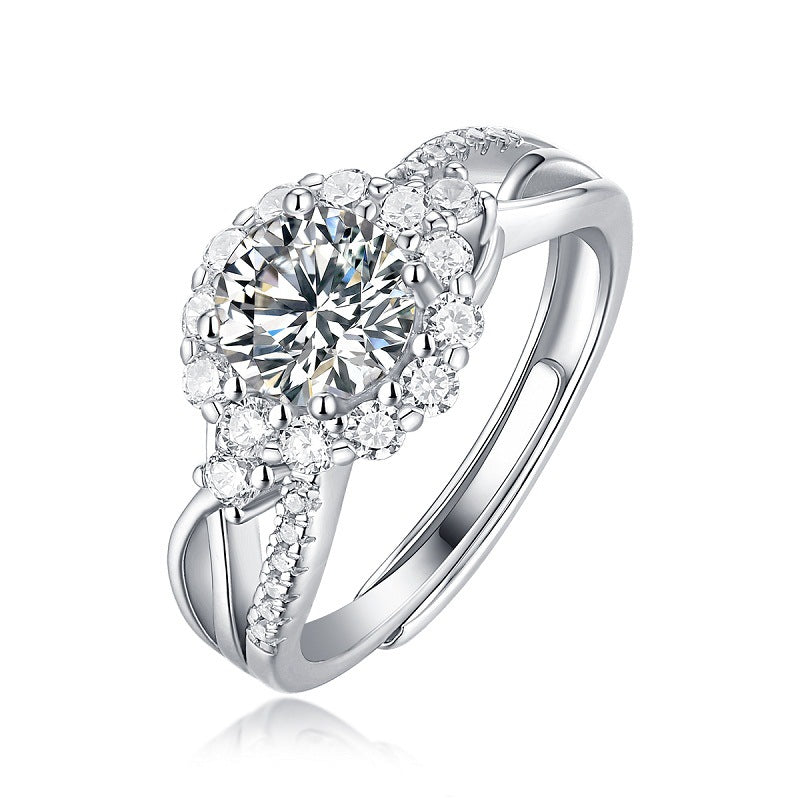 925 Silver Gold Ring