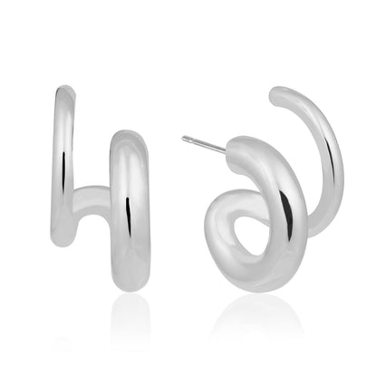 Gold-Tone Hoop Earrings