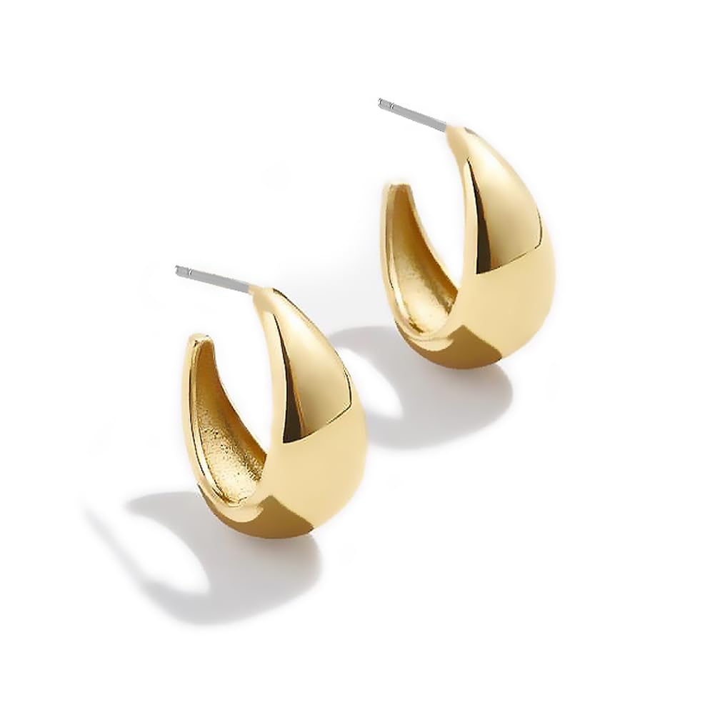Gold-Tone Hoop Earrings