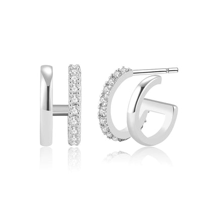 Gold-Tone Hoop Earrings