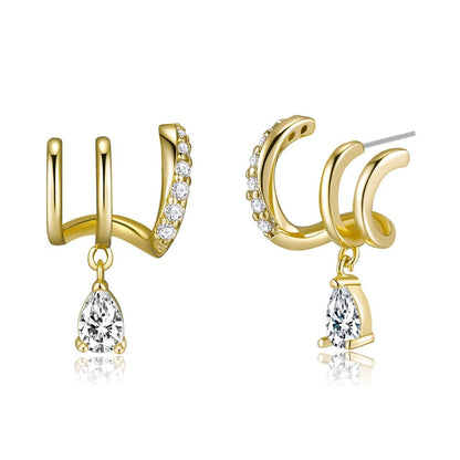 Gold-Tone Hoop Earrings