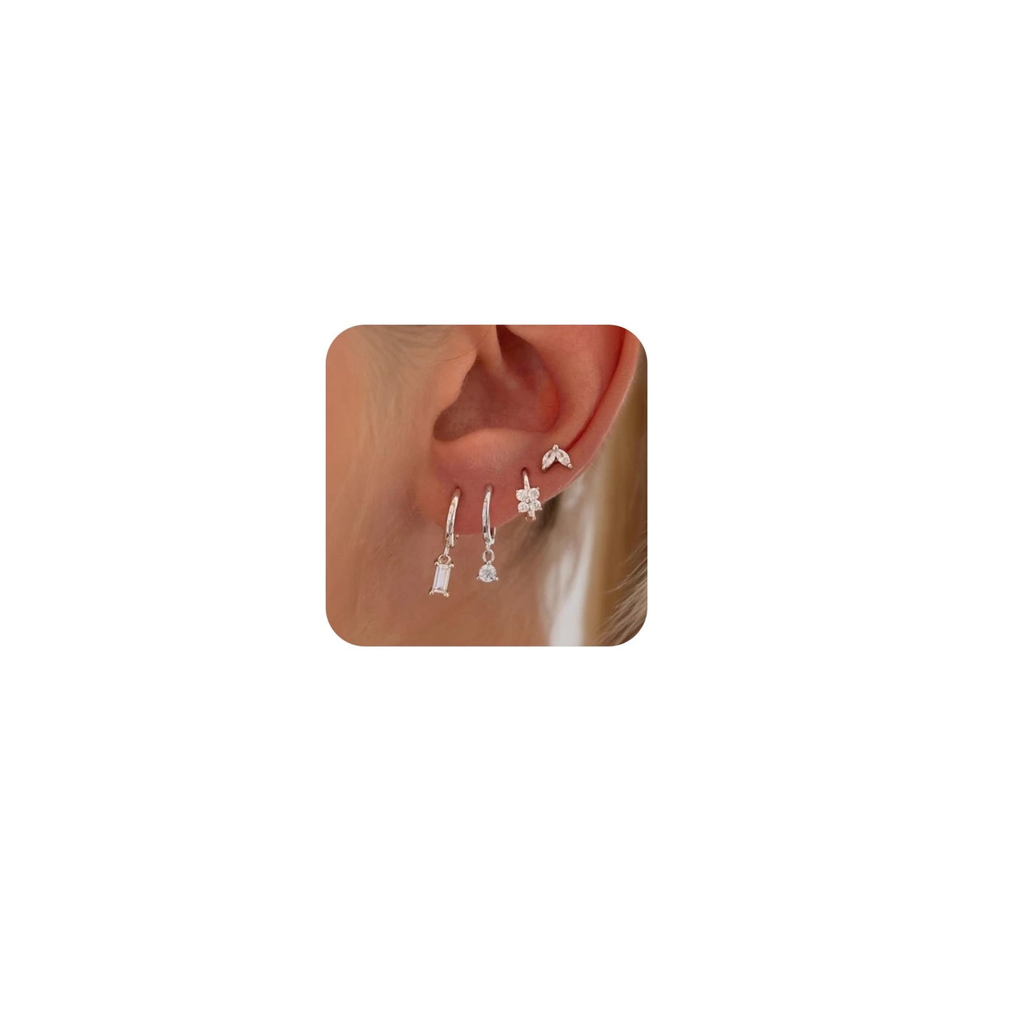 Gold-Tone Hoop Earrings