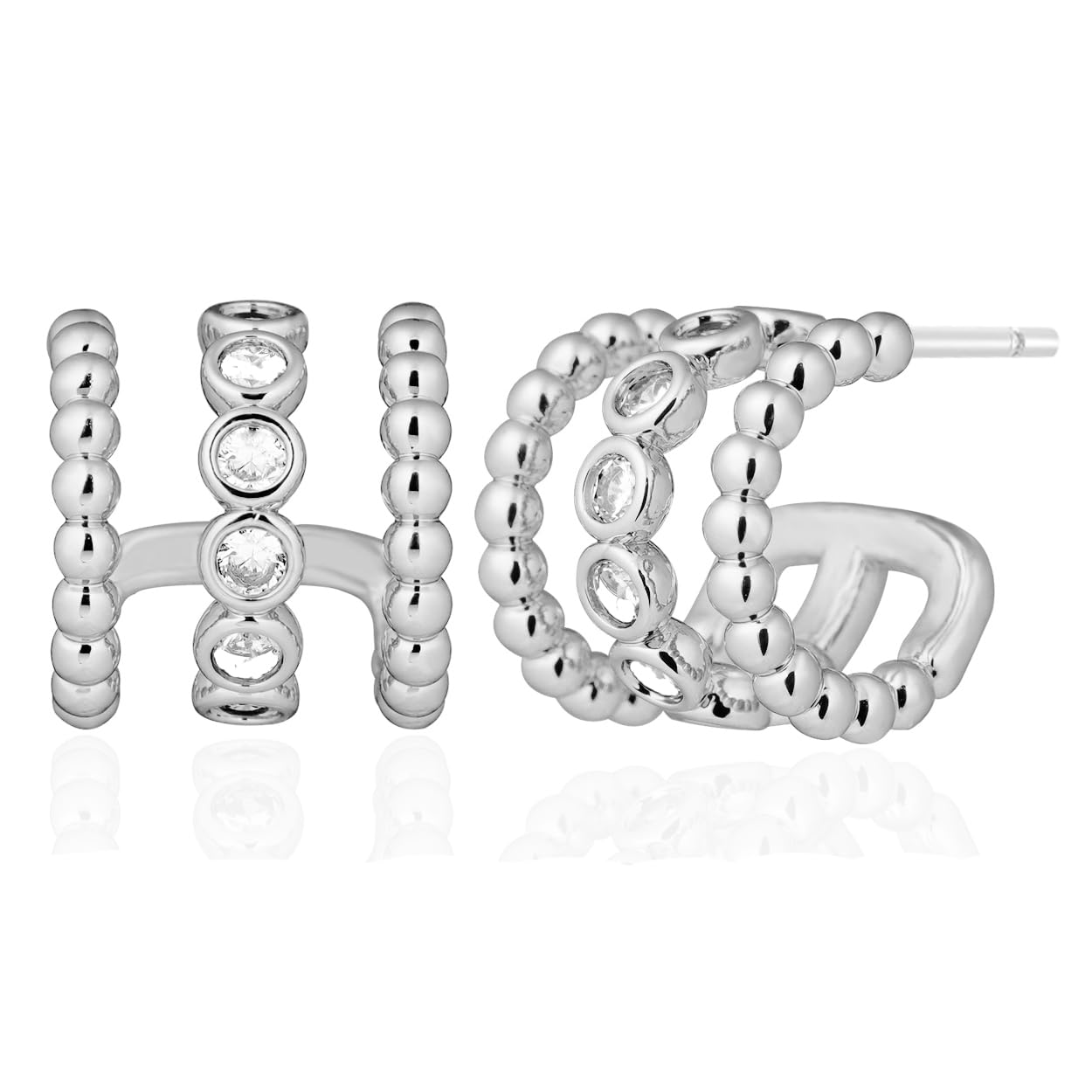 Gold-Tone Hoop Earrings