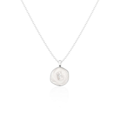 14K Gold Plated Cross Pendant Necklace