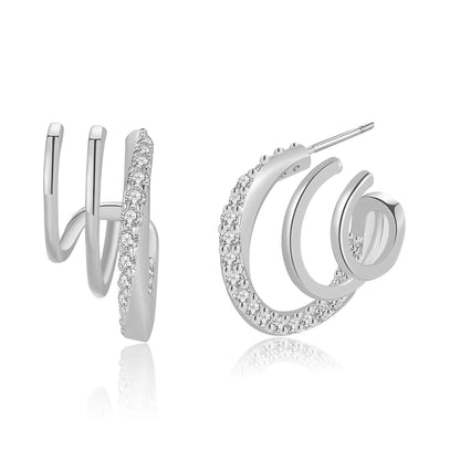 Gold-Tone Hoop Earrings