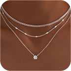14K Gold Layered Necklace Set