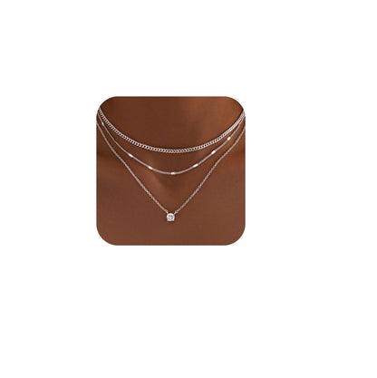14K Gold Layered Necklace Set