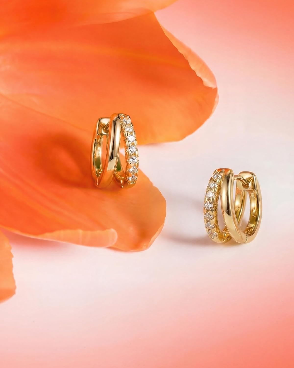 Gold-Tone Hoop Earrings