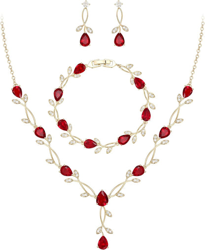 2-Piece White Pearl CZ Jewelry Set