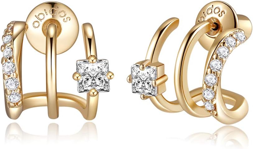 Gold-Tone Hoop Earrings