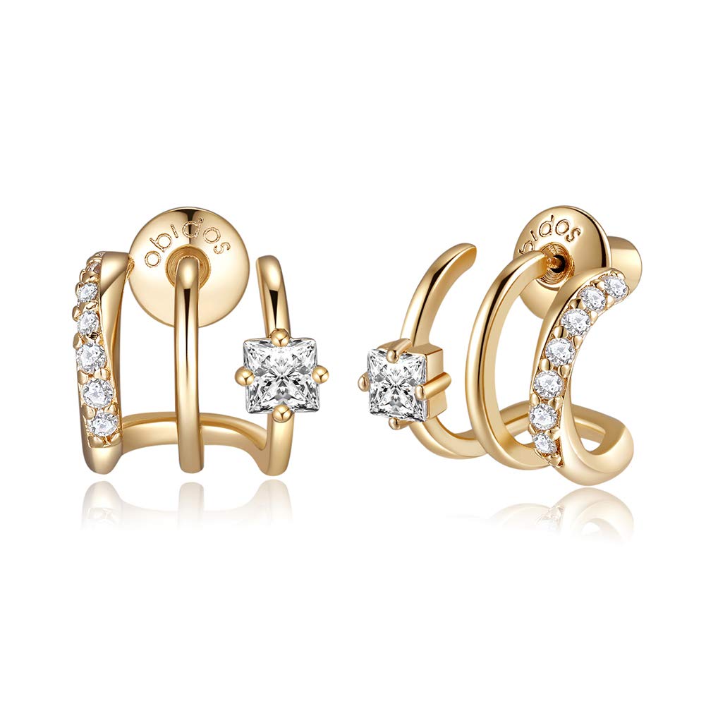 Gold-Tone Hoop Earrings