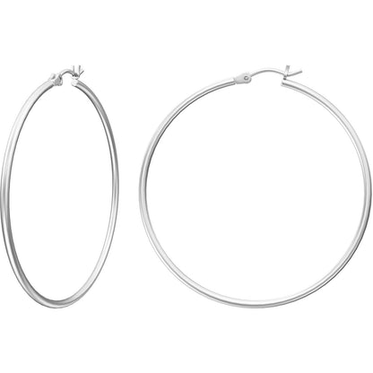 Gold Hoop Earrings for Women 14K Real Gold Plated Hoops with 925 Sterling Silver Post