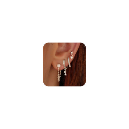 Gold-Tone Hoop Earrings