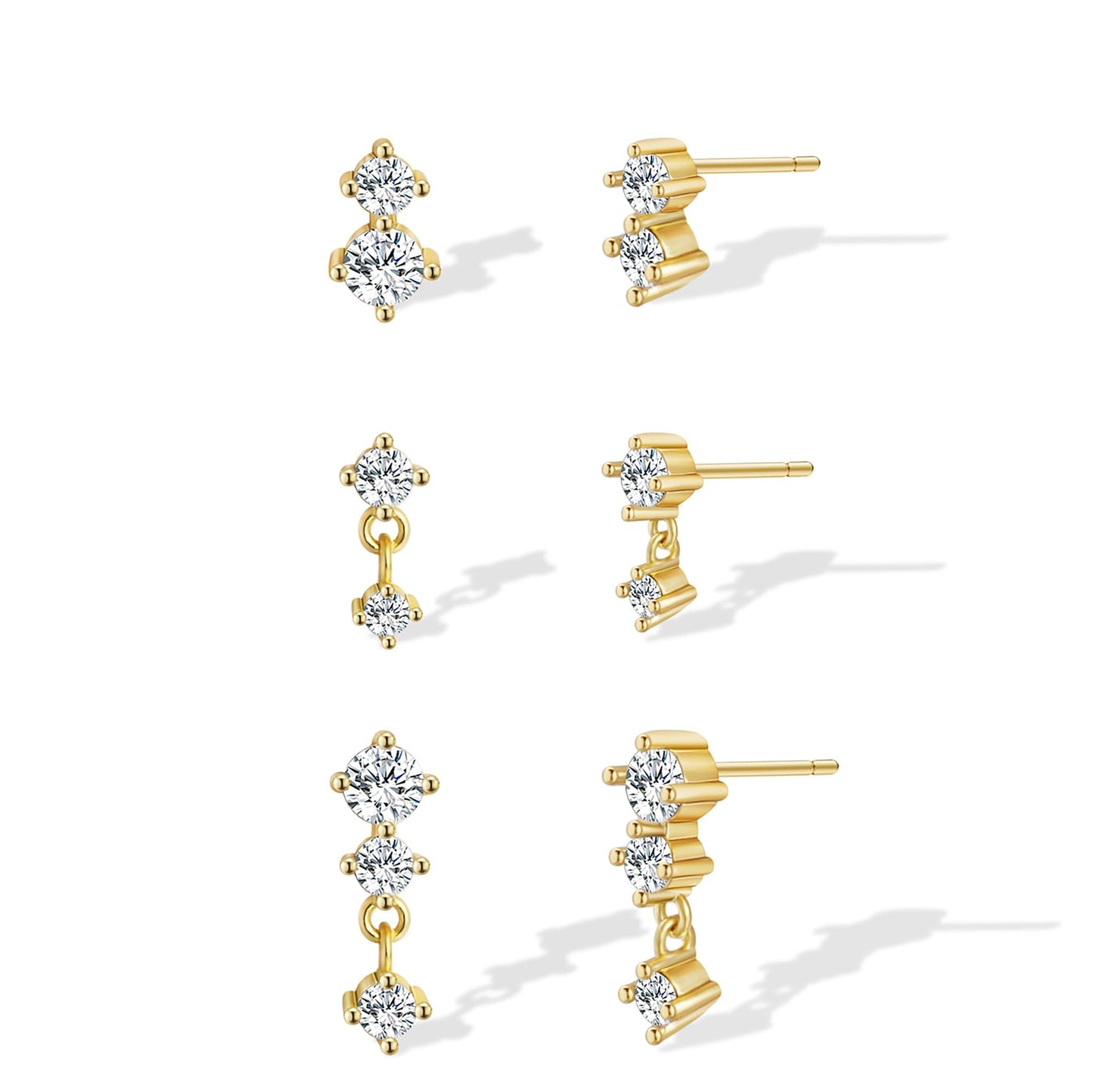 Gold-Tone Hoop Earrings
