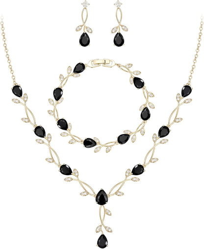 2-Piece White Pearl CZ Jewelry Set