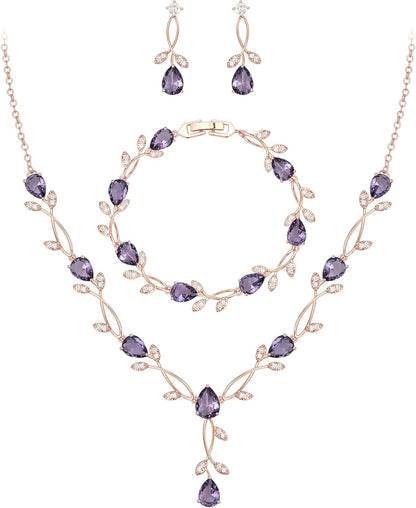 2-Piece White Pearl CZ Jewelry Set