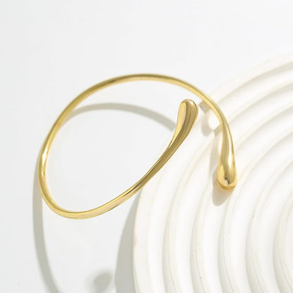 2-Piece Gold Stackable Arm Cuff Set