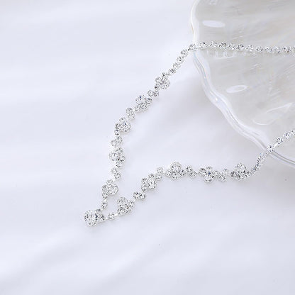 3-Piece Silver Crystal Jewelry Set