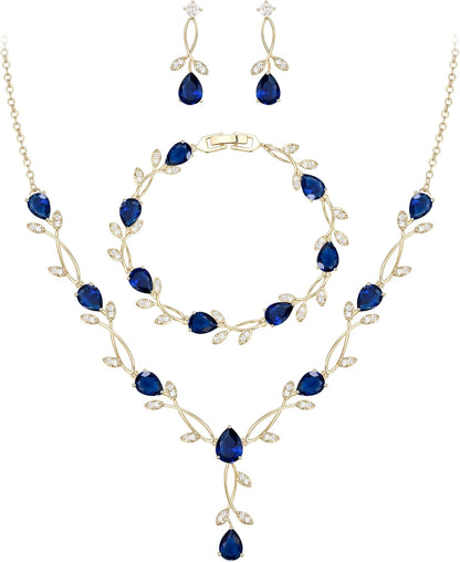2-Piece White Pearl CZ Jewelry Set
