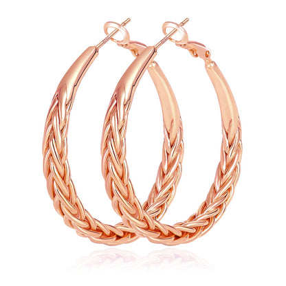 Silver-Tone Hoop Earrings