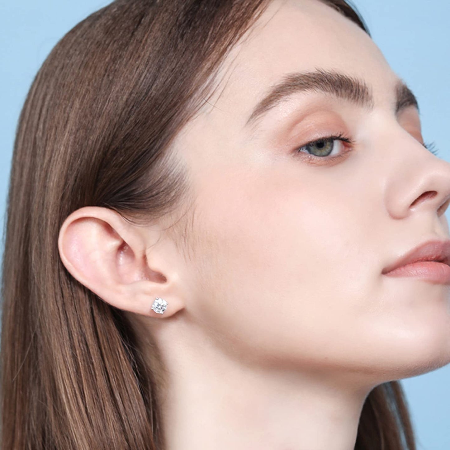 5-Pair 14K Gold Plated 925 Silver Earrings Set