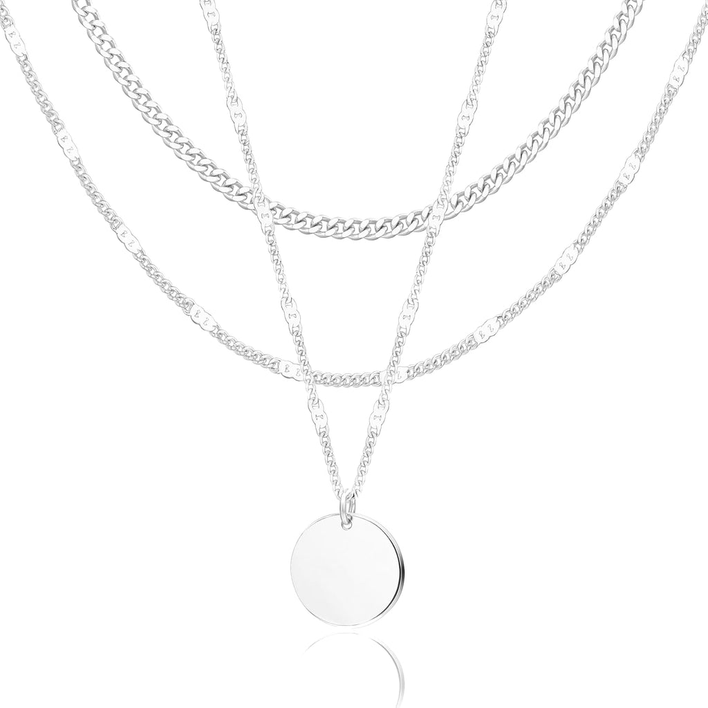 14K Gold Layered Necklace Set