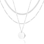 14K Gold Layered Necklace Set