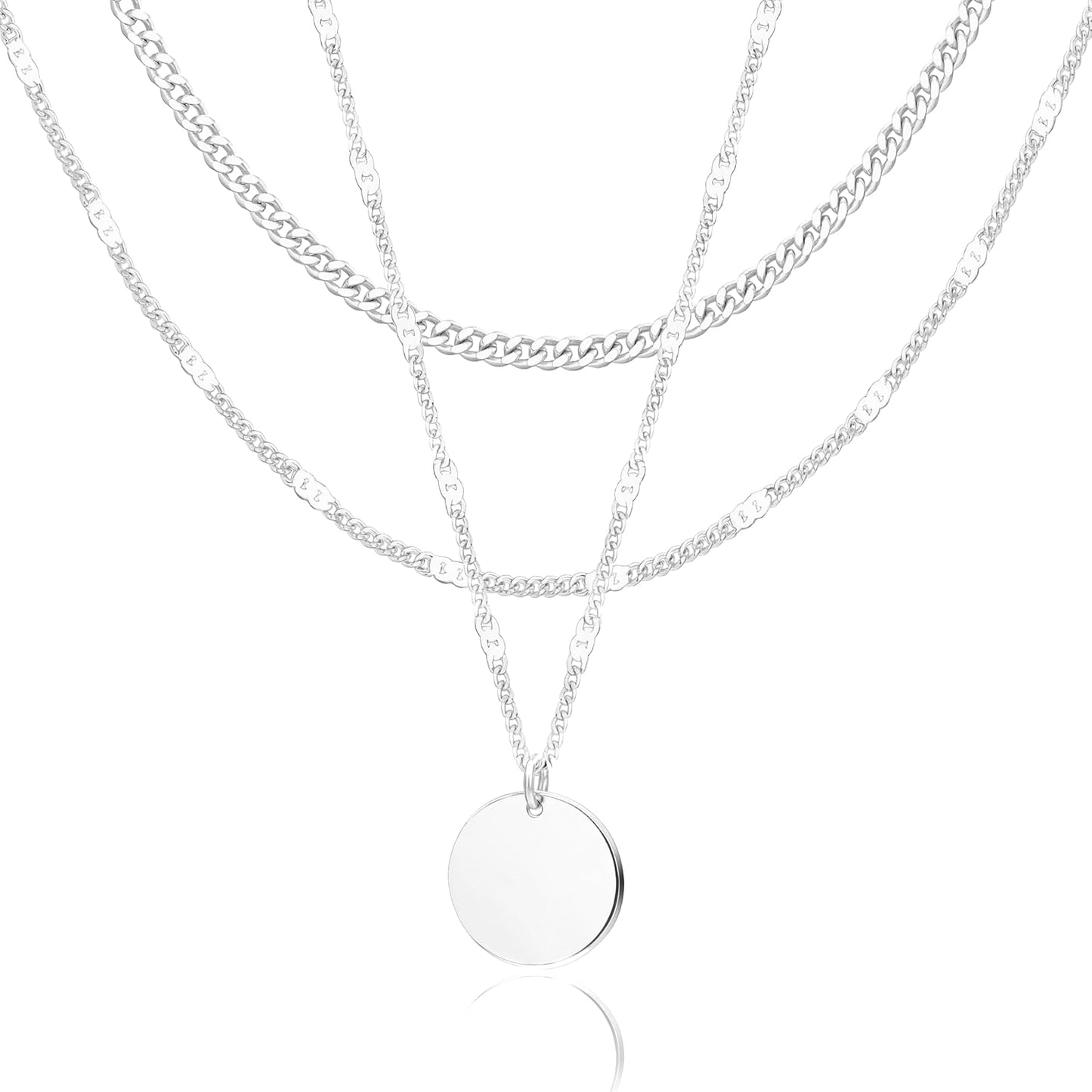 14K Gold Layered Necklace Set