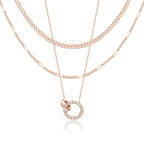 14K Gold Layered Necklace Set