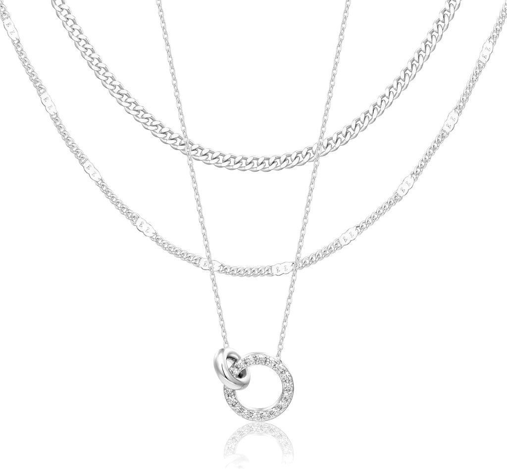 14K Gold Layered Necklace Set