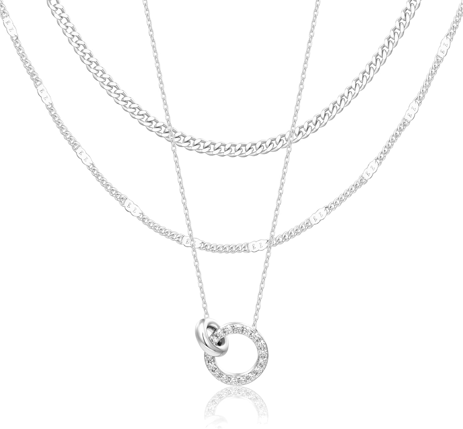 14K Gold Layered Necklace Set