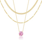 14K Gold Layered Necklace Set
