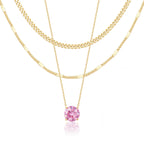 14K Gold Layered Necklace Set