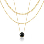 14K Gold Layered Necklace Set