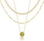 14K Gold Layered Necklace Set