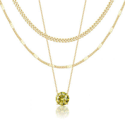 14K Gold Layered Necklace Set