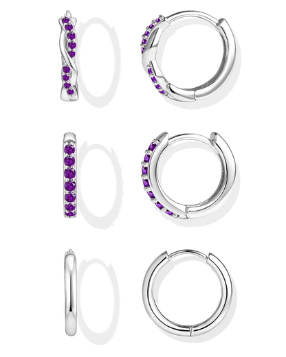 Gold-Tone Silver-Tone Hoop Earrings