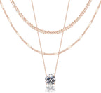 14K Gold Layered Necklace Set
