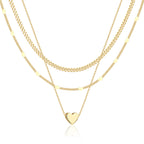 14K Gold Layered Necklace Set