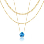 14K Gold Layered Necklace Set