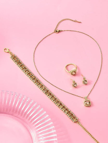 4-Piece CZ Jewelry Set