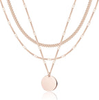 14K Gold Layered Necklace Set