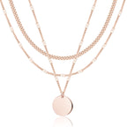 14K Gold Layered Necklace Set