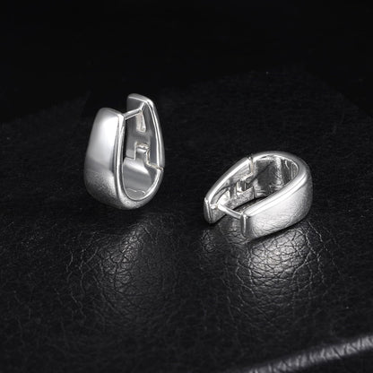 Gold-Tone Silver-Tone Chunky Earrings