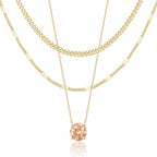 14K Gold Layered Necklace Set
