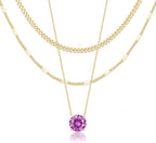 14K Gold Layered Necklace Set